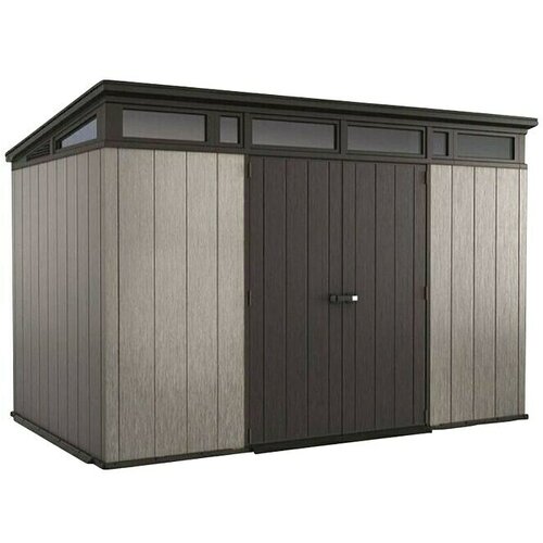 Keter PVC vrtna hi&amp;scaron;ka Artisan (218 x 340 cm, iz umetnega materiala DuoTech, siva/antracit) Slike
