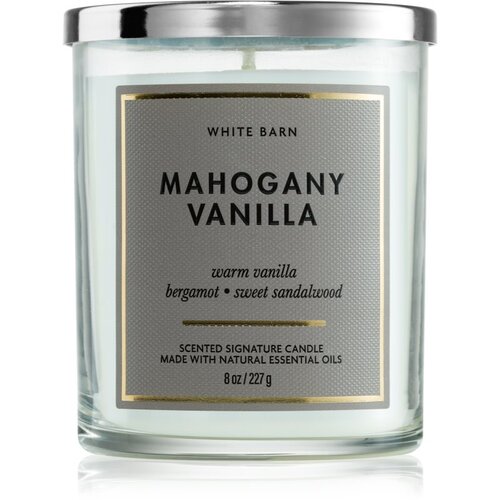 Bath & Body Works Mahogany Vanilla dišeča sveča 227 g Cene