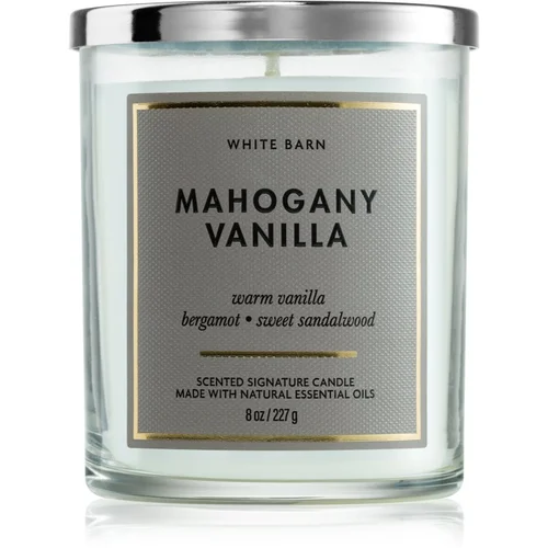 Bath & Body Works Mahogany Vanilla dišeča sveča 227 g