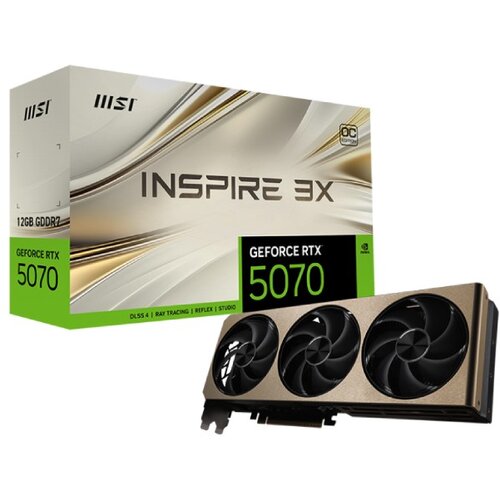 MSI nvidia RTX 5070 12G 192bit GeForce RTX 5070 12G INSPIRE 3? ?? Cene