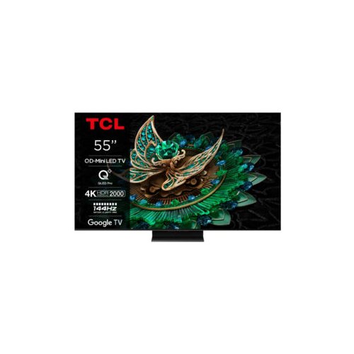 Tcl 55″C765 QD-Mini LED 4K TVHDR 2400 nits; QLED PRO;ONKYO 2.1ch; 144Hz VRR; Google TV Cijene