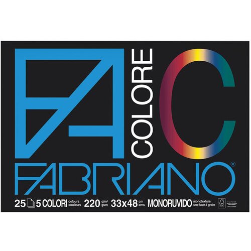  Papir u boji a3 plus 220g u bloku pk25 bristol colore fabriano sortirano Cijene