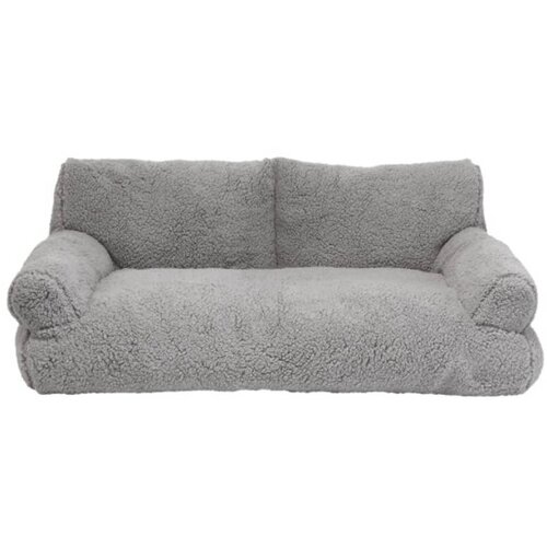 Nobby oglata sofa/leži&scaron;če Teddy, sivo - 100 x 65 x 35 cm Cene