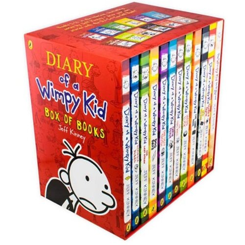  Diary Of A Wimpy Kid Collection - 12 Book Box Set Cene