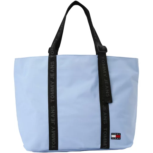 Tommy Jeans Nakupovalna torba 'Essential' svetlo modra / rdeča / črna / bela
