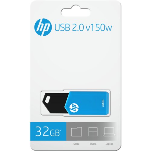 Hewlett packard v150w USB stick 32 GB crna, plava boja HPFD150W-32 USB 2.0 Cijene