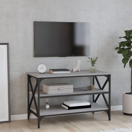 vidaXL TV omarica siva sonoma 80x40x50 cm inženirski les Cene