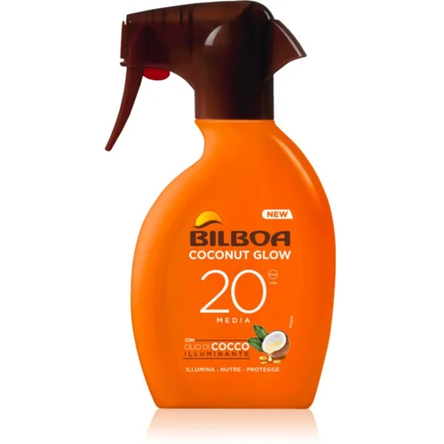 Bilboa Coconut Glow pršilo za sončenje SPF 20 200 ml