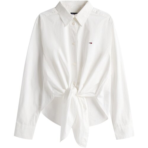 Tommy Hilfiger Srajce &amp;amp; Bluze TJW LS TIE FRONT SHI DW0DW20990 Bela Slike