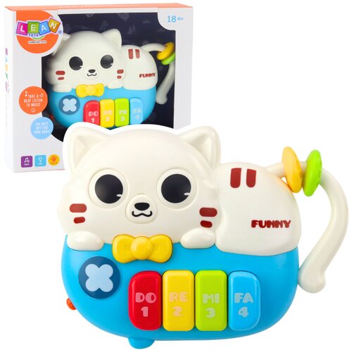 Mini Piano for Toddlers Kitten Blue Lights Sounds Cijene