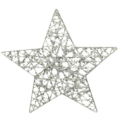  ukrasi za božićno drvce zvijezda (srebrne boje, žica, kutno) Cijene