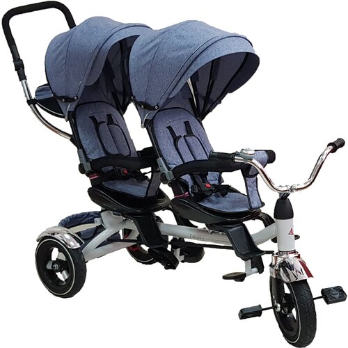  Tricikl za blizance Playtime Twins 412 Sivi Cene