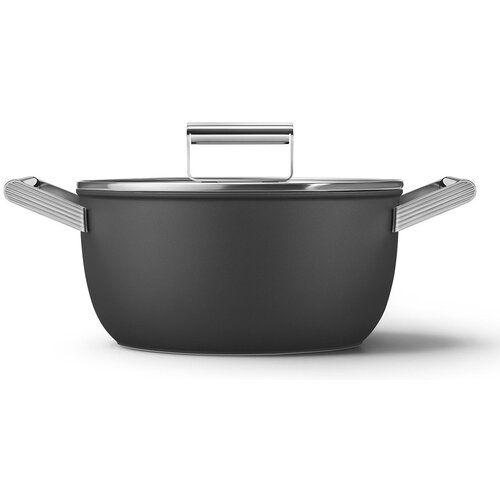 Smeg CSF2412BLM multi pot Black Aluminium, Stainless steel 5.4 L 24 cm Slike