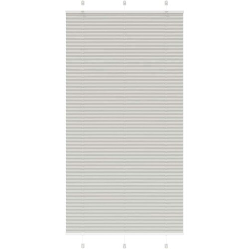 vidaXL Plisirana roleta svijetlosiva 110x200 cm širina tkanine 109,4cm Cijene