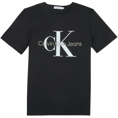 Calvin Klein Jeans Majice s kratkimi rokavi MONOGRAM LOGO T-SHIRT Črna Slike