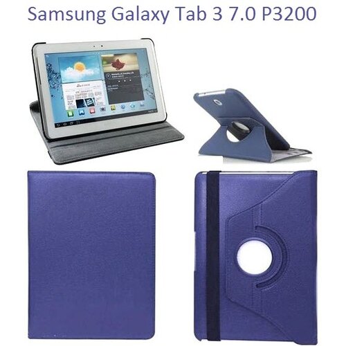 Vrtljivi ovitek / etui / zaščita za Samsung Galaxy Tab 3 7.0 - modri Cene