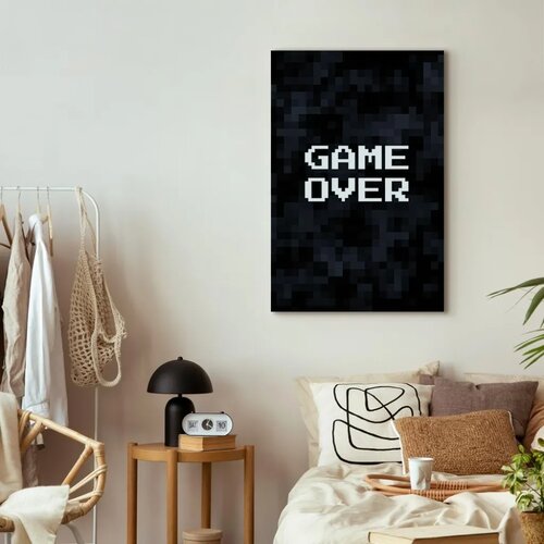  Slika - Pixel Game Over 60x90 Premium Print Slike