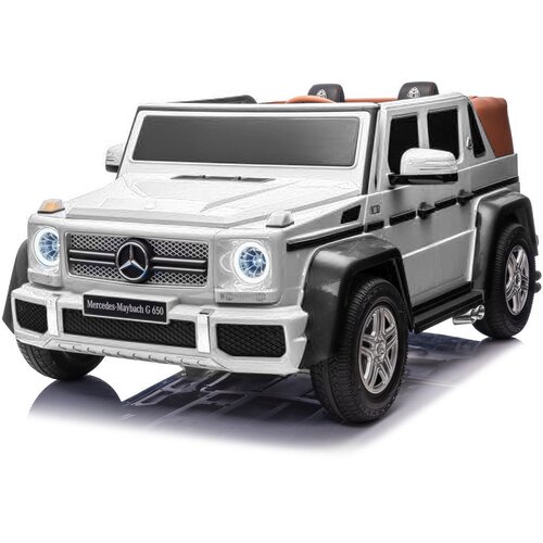 Licencirani auto na akumulator Mercedes Benz MAYBACH G650 4x4 - dvosjed -bijeli Cene