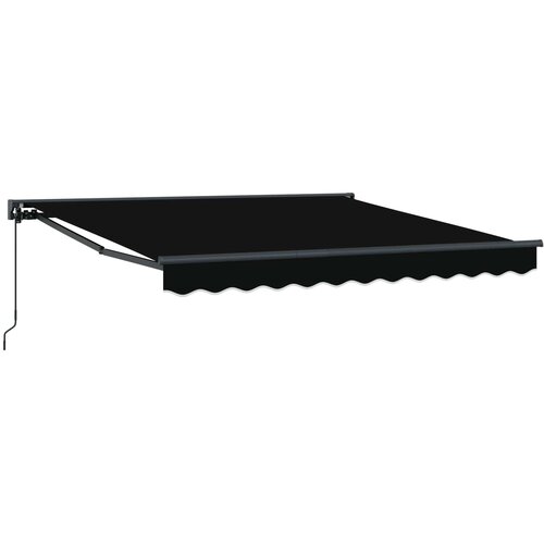  Okvir tende Crna 350 x 250 cm Poliester s PU premazom Slike