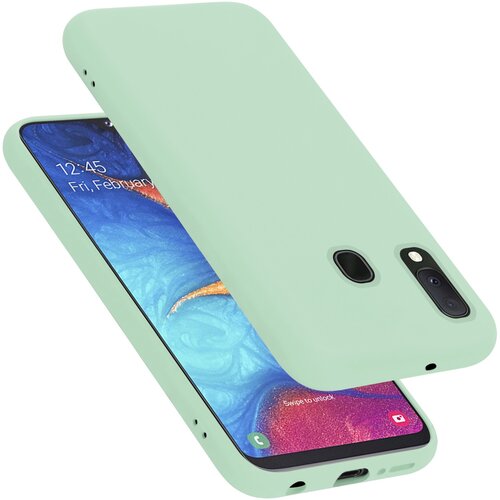 Cadorabo Ohi&amp;scaron;je, združljiv s Samsungom v tekoči svetlo zeleni barvi - za&amp;scaron;čitni pokrov iz fleksibilnega silikona TPU, (20588619) Slike
