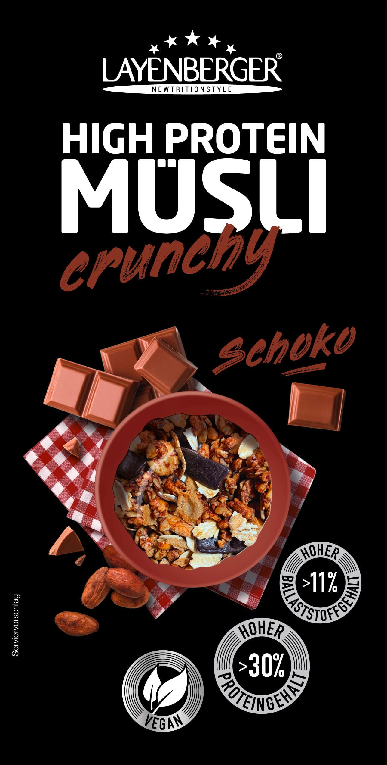 High Protein Crunchy M&uuml;sli - Chocolate Cene