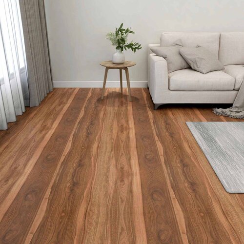 Podne daske 5,11 m² 55 pcs PVC Tamno drvo Cene