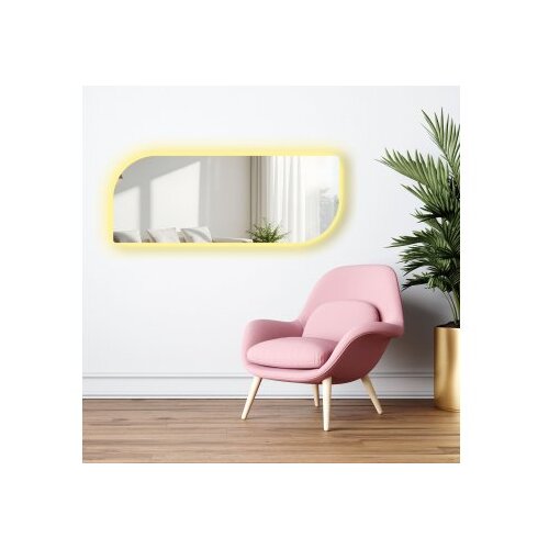 Hanah home Ogledalo sa LED rasvjetom Ledayna-005, 52 x 135 cm, &amp;Scaron;areno Slike