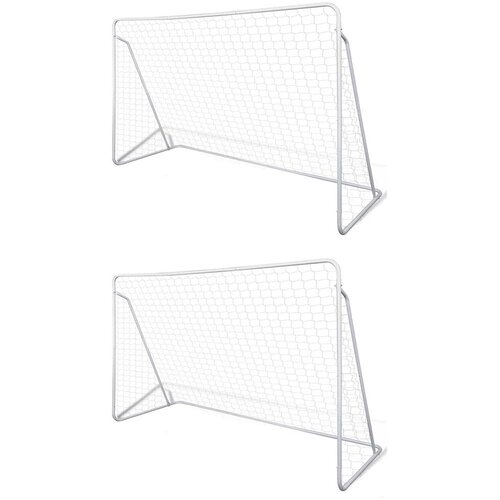  Mreže za nogometni gol čelične 2 kom 240 x 90 x 150 cm Cijene