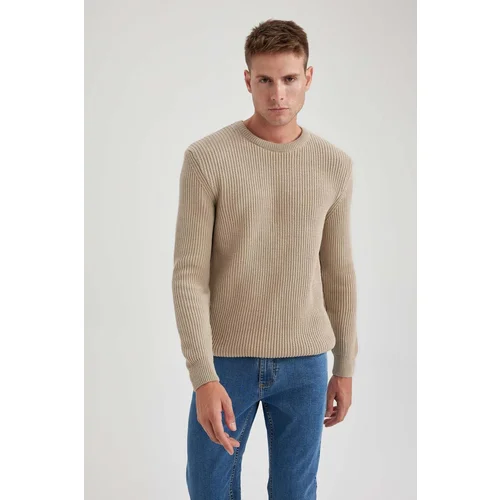 Defacto Standard Fit Crew Neck Sweater