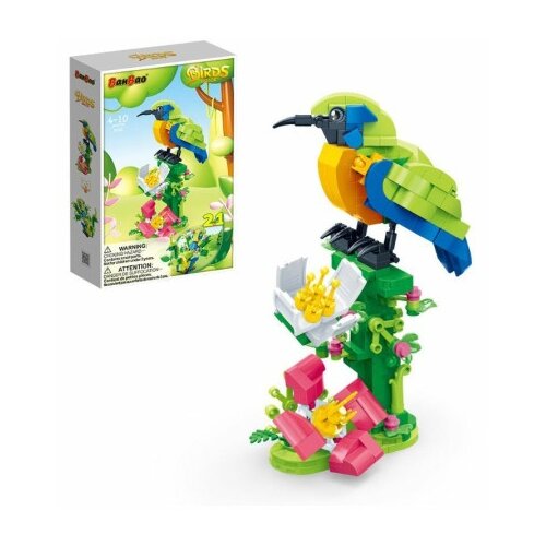  Kocke ogange bellied leafbird and peacock 247pcs et615 ( 117/615 ) Cene