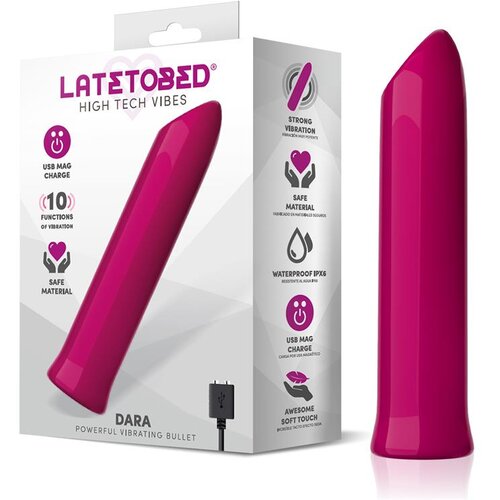 LATETOBED Dara Powerful Vibrating Bullet Magenta Slike