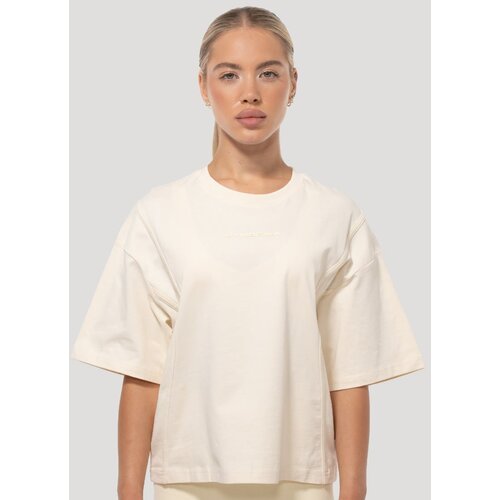 GymBeam Women&lsquo;s Mochi Oversized T-Shirt Cream L Cene