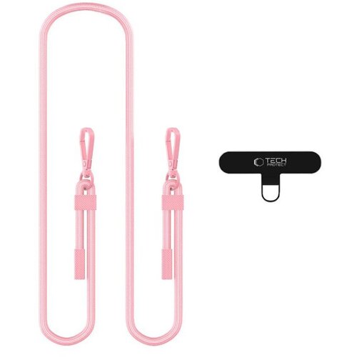 TECH-PROTECT VRVNI TRAK ZA ČEZ TELEFONO C5SE ZA IPHONE GALAXY BABY ROZA, (5000337698) Slike