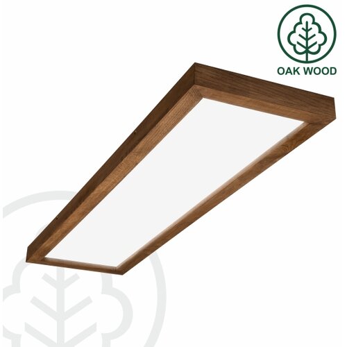  Brilagi-LED prigu&amp;scaron;iva svetiljka WOODY FRAME LED/50W/230V hrast 120x30 cm IP44 +daljinski upravljač Slike