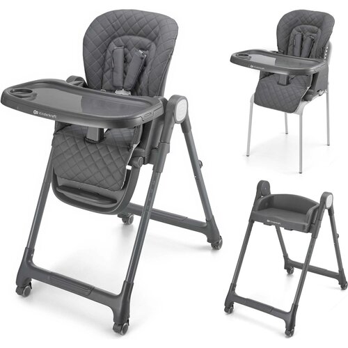 Kinderkraft stol za hranjenje Tulo grey Slike