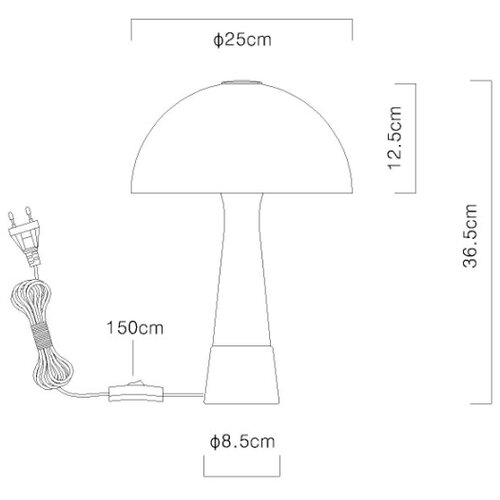 Globo 51570121 - Stona lampa PAULIN 1xE27ILLU/40W/230V bež Slike