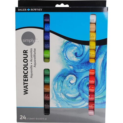 DALER ROWNEY akvarel set 24 x 12ml Slike