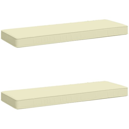  Jastučići za klupe - 2 dijela VUGHT 2 pcs 100% poliester Krem Cene