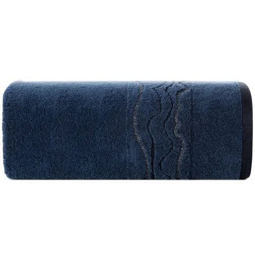 Eurofirany Unisex's Towel 454349 Navy Blue