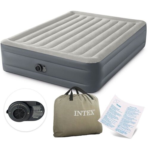 Intex veliki dušek na naduvavanje sa ugrađenom pumpom za dvoje Cene
