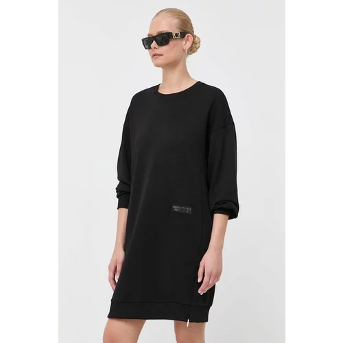 Armani_Exchange Obleka črna barva