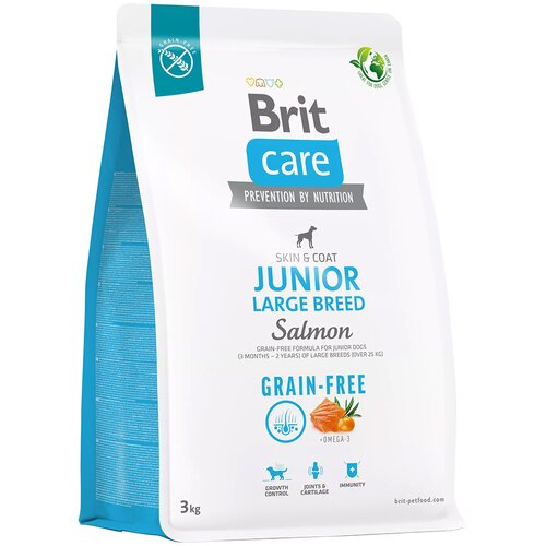 Brit Care Dog Grain-free Junior Large Breed losos i krumpir - 3 kg Slike