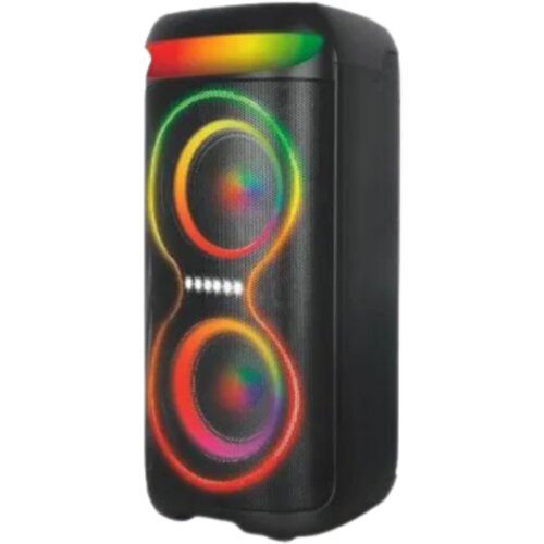 XO bluetooth karaoke zvucnik F58 40W rgb + daljinski i wireless mikrofon black Slike