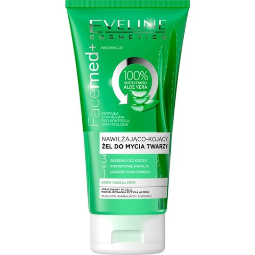 Eveline Cosmetics FaceMed+ hidratantni gel za či&amp;scaron;ćenje s aloe verom 150 ml Slike