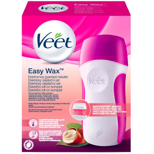 Veet EasyWax Electrical Hair Removal Roll-On Kit Legs &amp;amp; Arms 50ml Slike