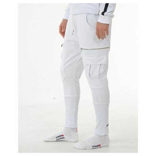 Steven Dockman muška trenerka Pants White – Limited edition Slike
