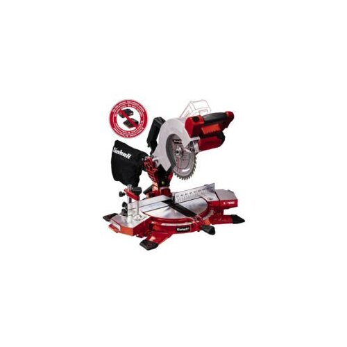 Einhell aku preklopna pila testera Power X-Change TE-MS 18/210 Li &amp;ndash; Solo Slike