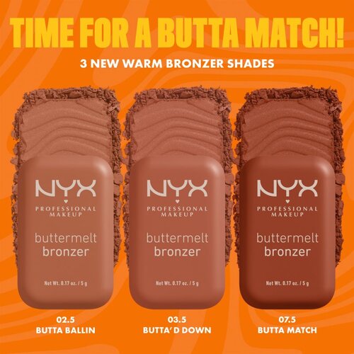 NYX Professional Makeup Buttermelt Bronzer kremasti bronzer nijansa 5 g Slike