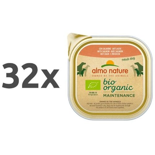 Almo Nature Bio Pate - losos 32 x 100 g Cene
