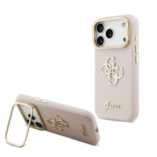 Guess Cam Stand GUHCP17LPCS4GSP ovitek za iPhone 17 Pro s stojalom - roza Cene